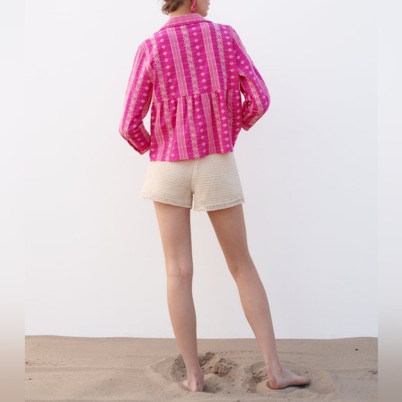 NWT Zara Limited Edition EMBROIDERY SHIRT - Picture 8 of 11